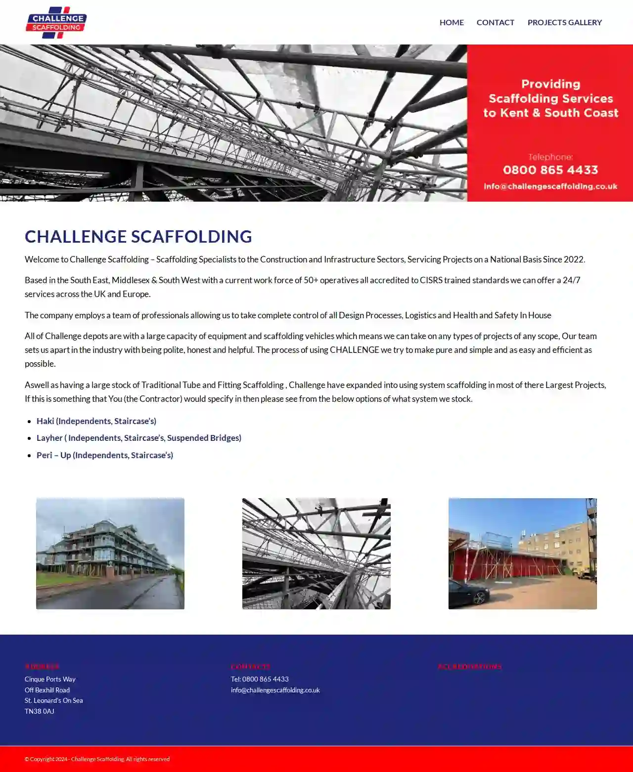 Challenge Scaffolding