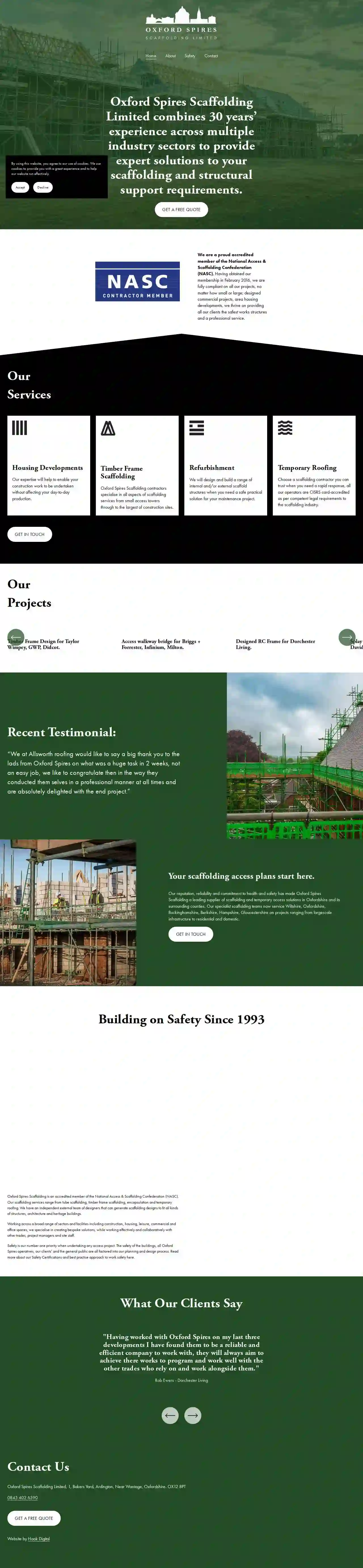 Oxford Spires Scaffolding Limited