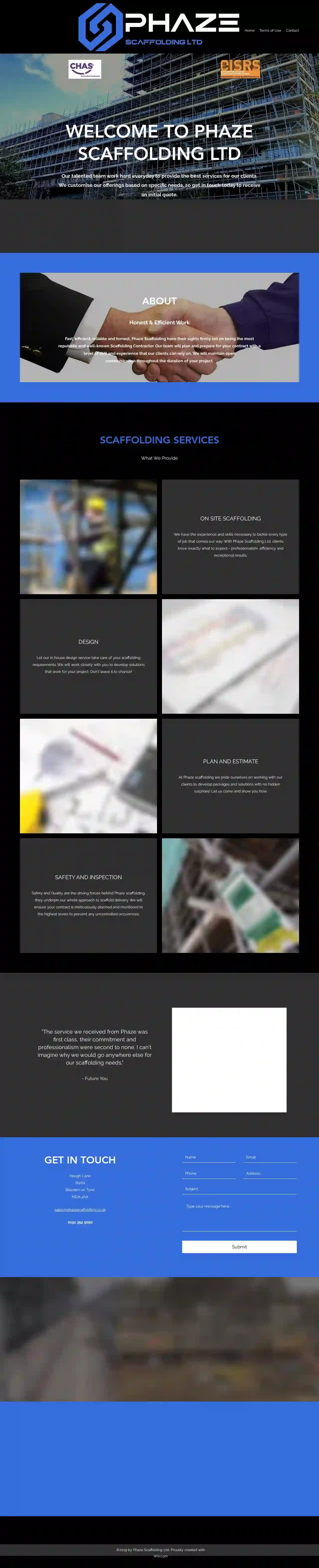Phaze Scaffolding Ltd