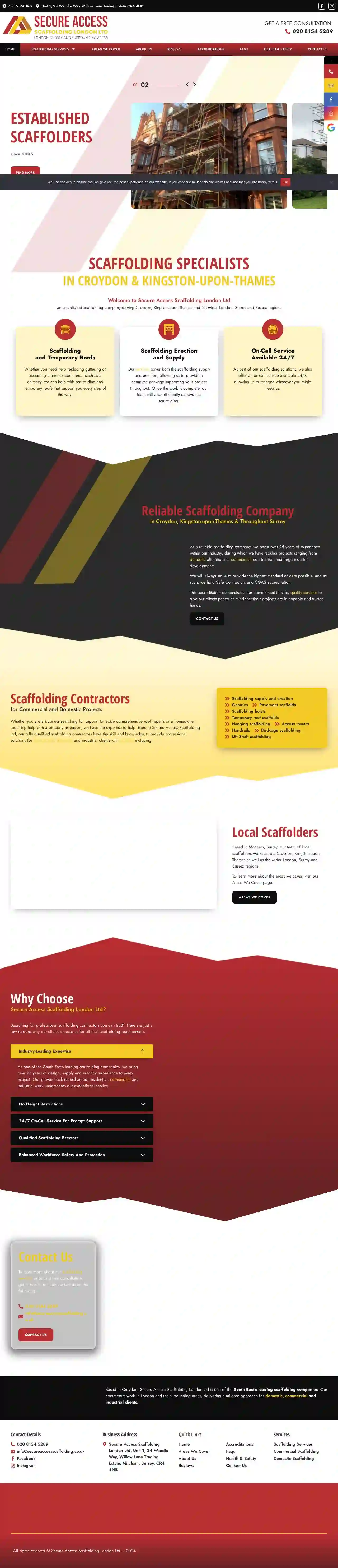 Secure Access Scaffolding