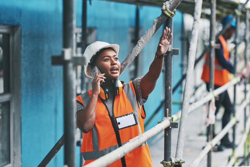 Scaffolding on a construction site | ScaffoldingHQ