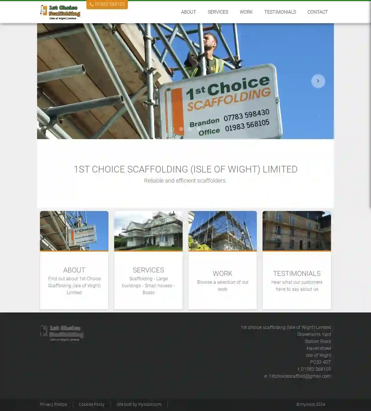 1st choice scaffolding (Isle of Wight) Limited