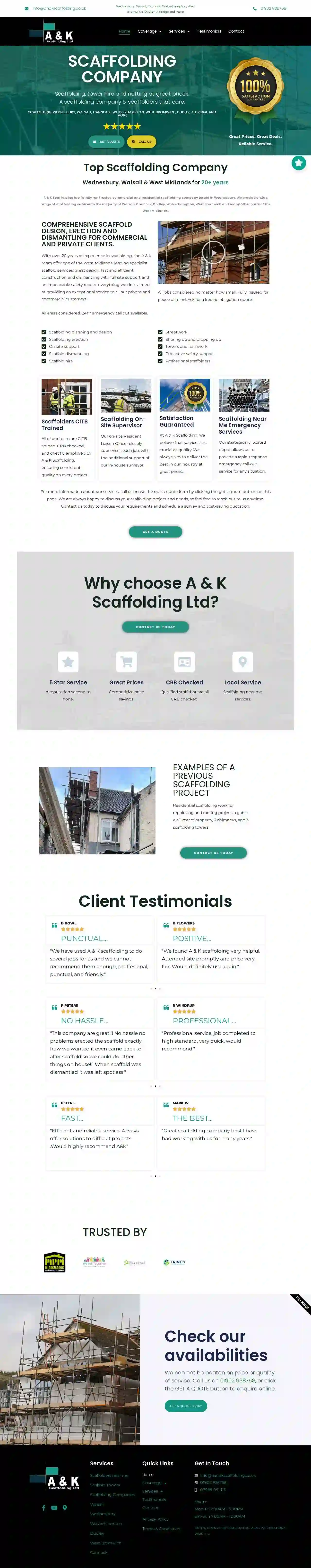 A & K Scaffolding Ltd