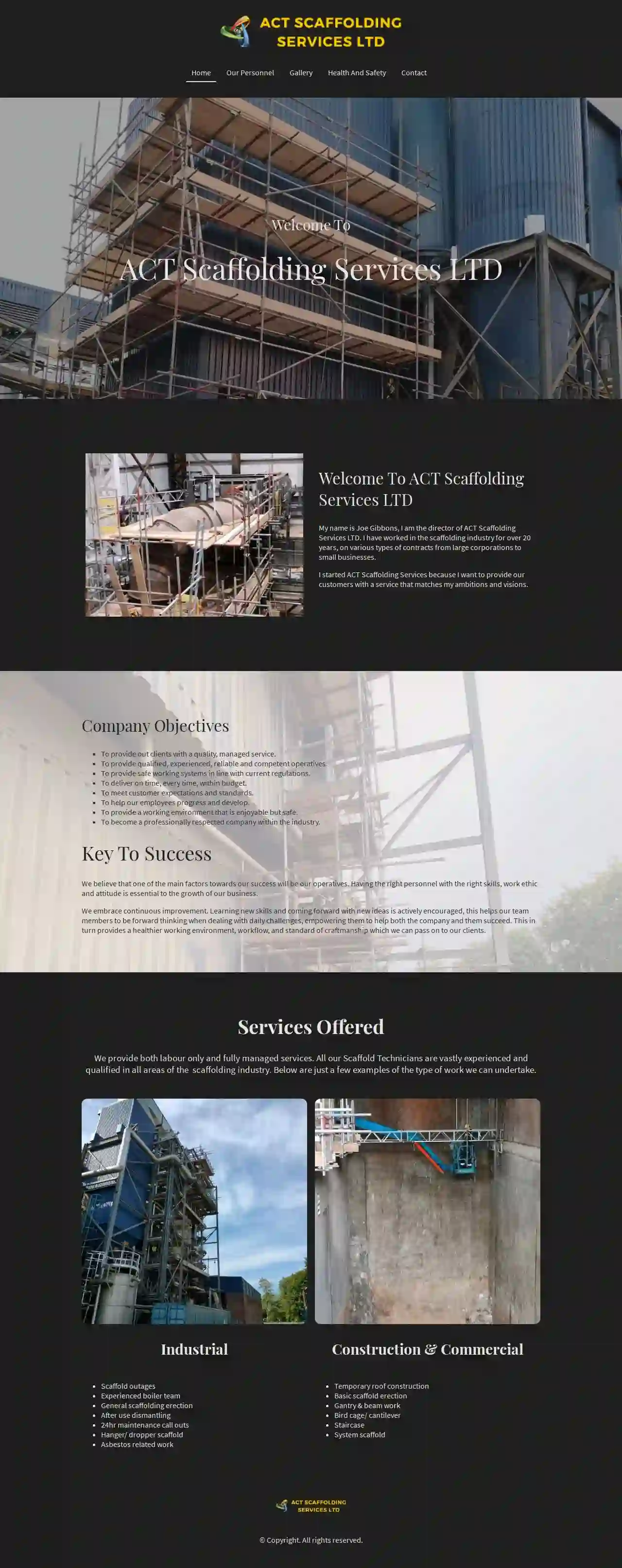 ACT Scaffolding Services LTD