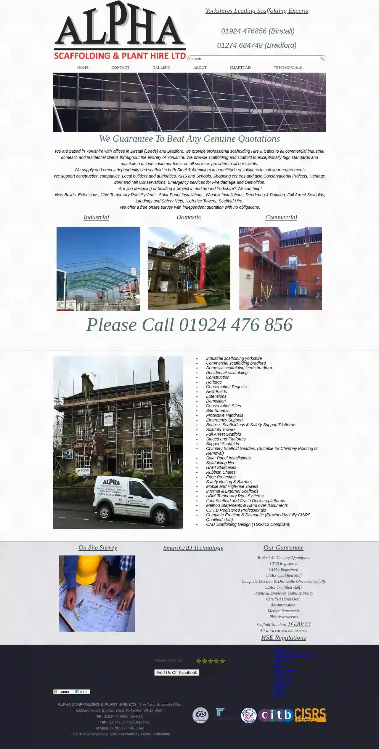 ALPHA SCAFFOLDING & PLANT HIRE LTD