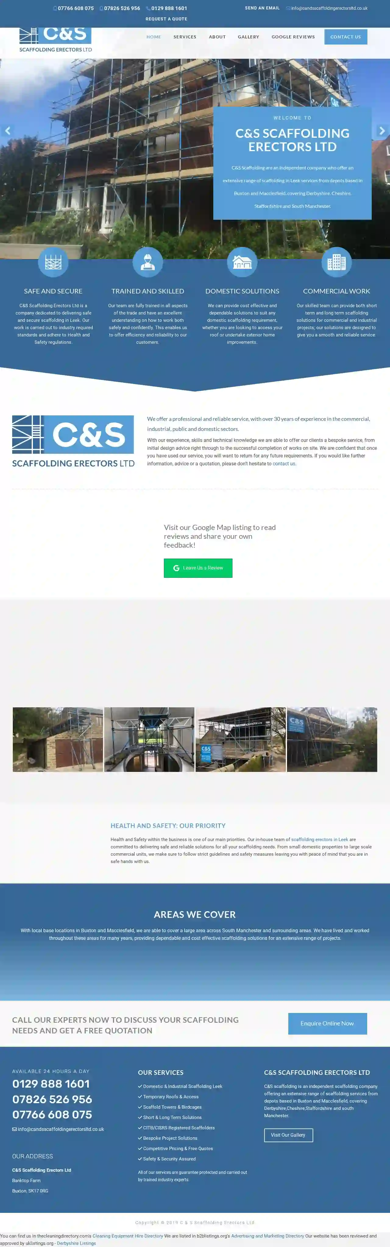 C&S scaffolding erectors ltd