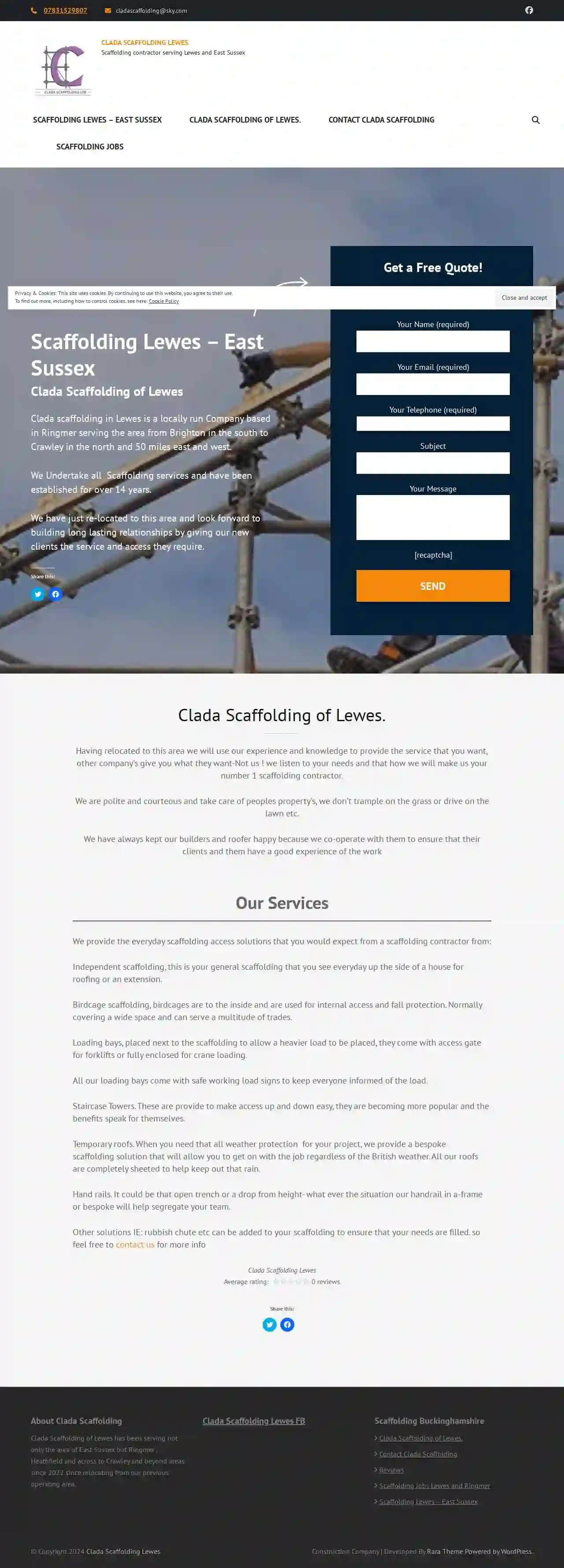 Clada Scaffolding Limited