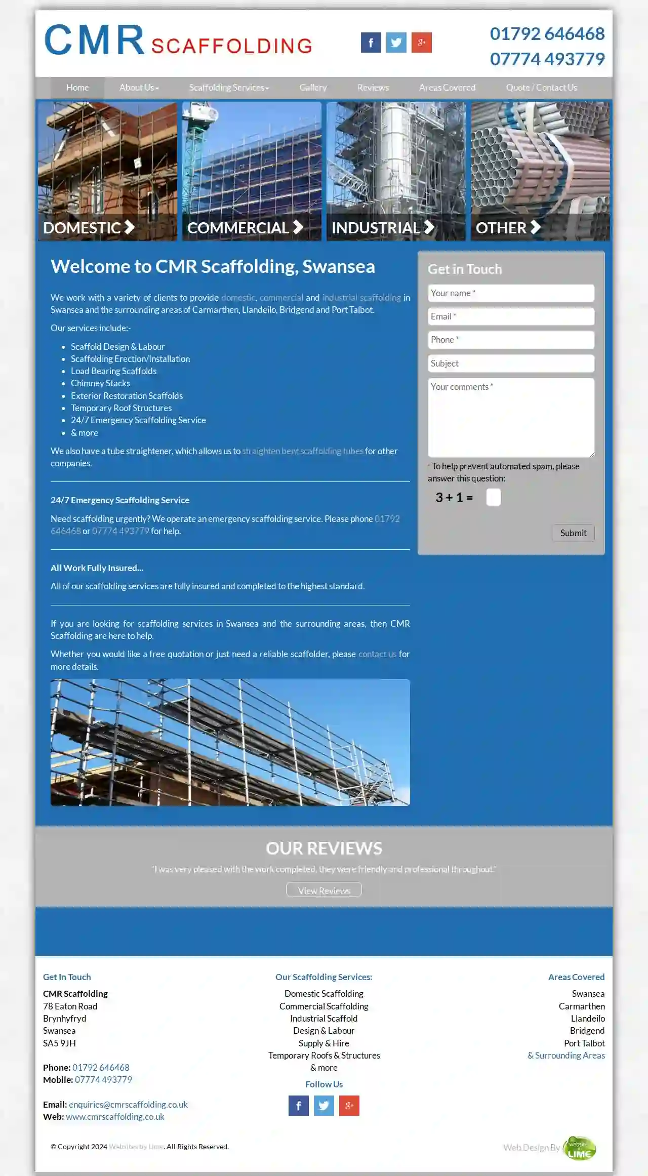 CMR Scaffolding Swansea