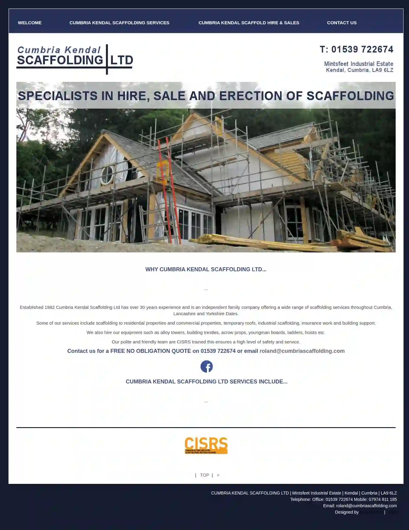 Cumbria Kendal Scaffold Ltd