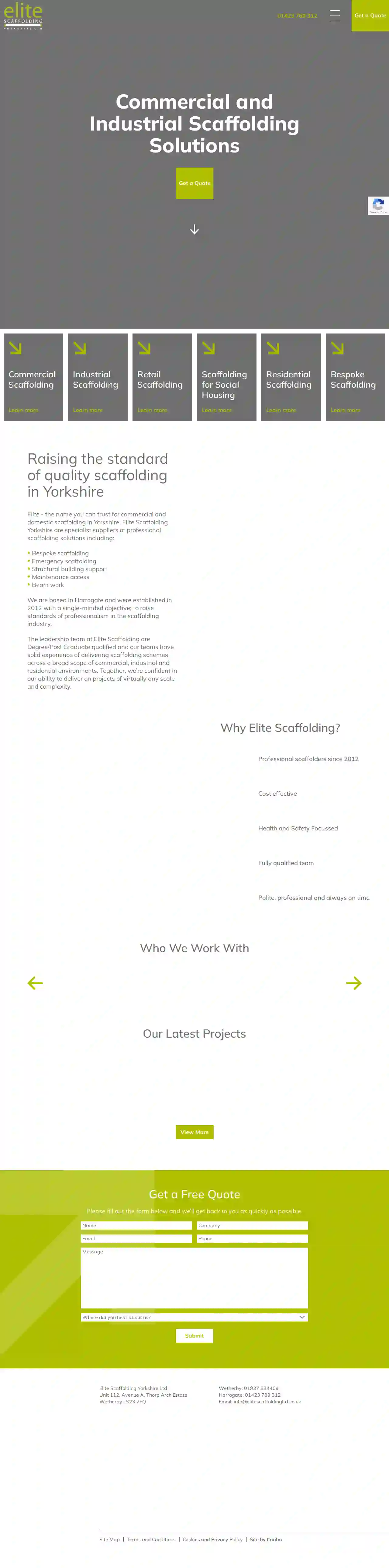 Elite Scaffolding (Yorkshire) Ltd