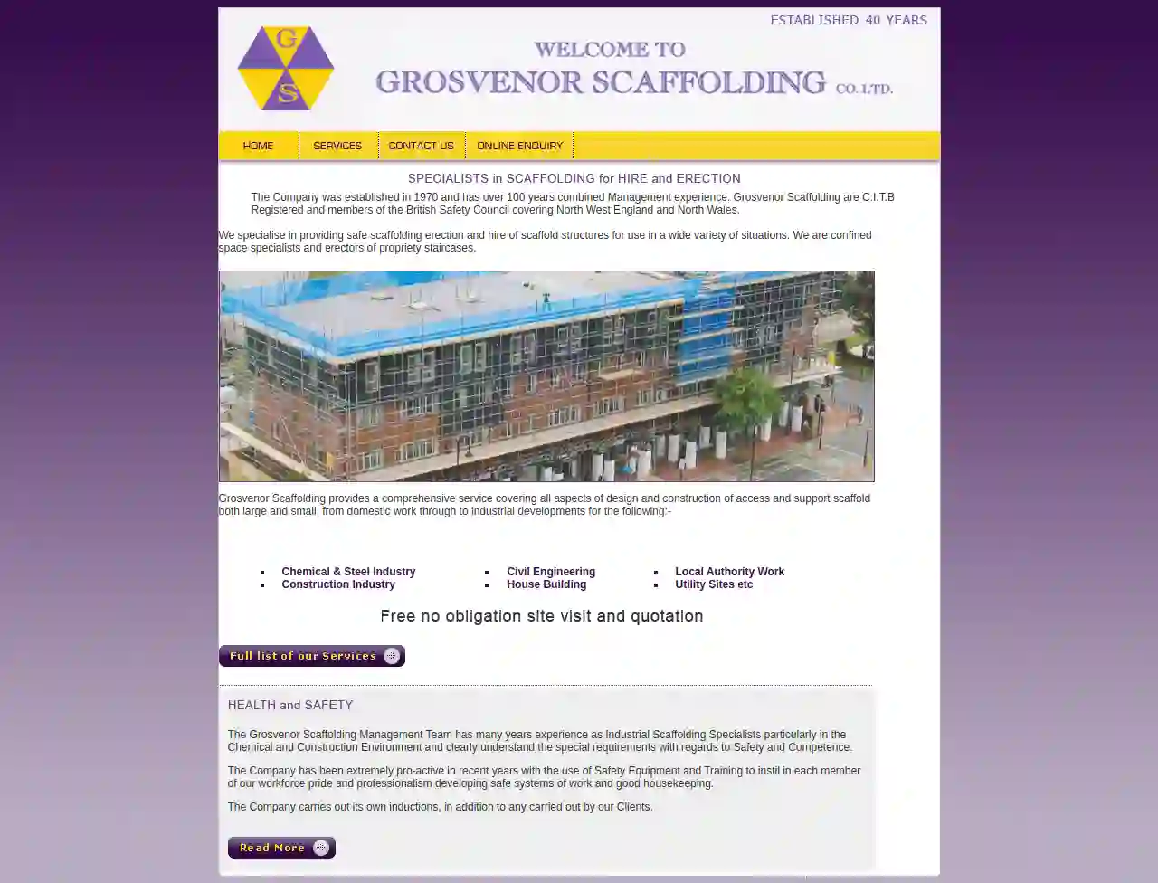 Grosvenor Scaffolding Co Ltd