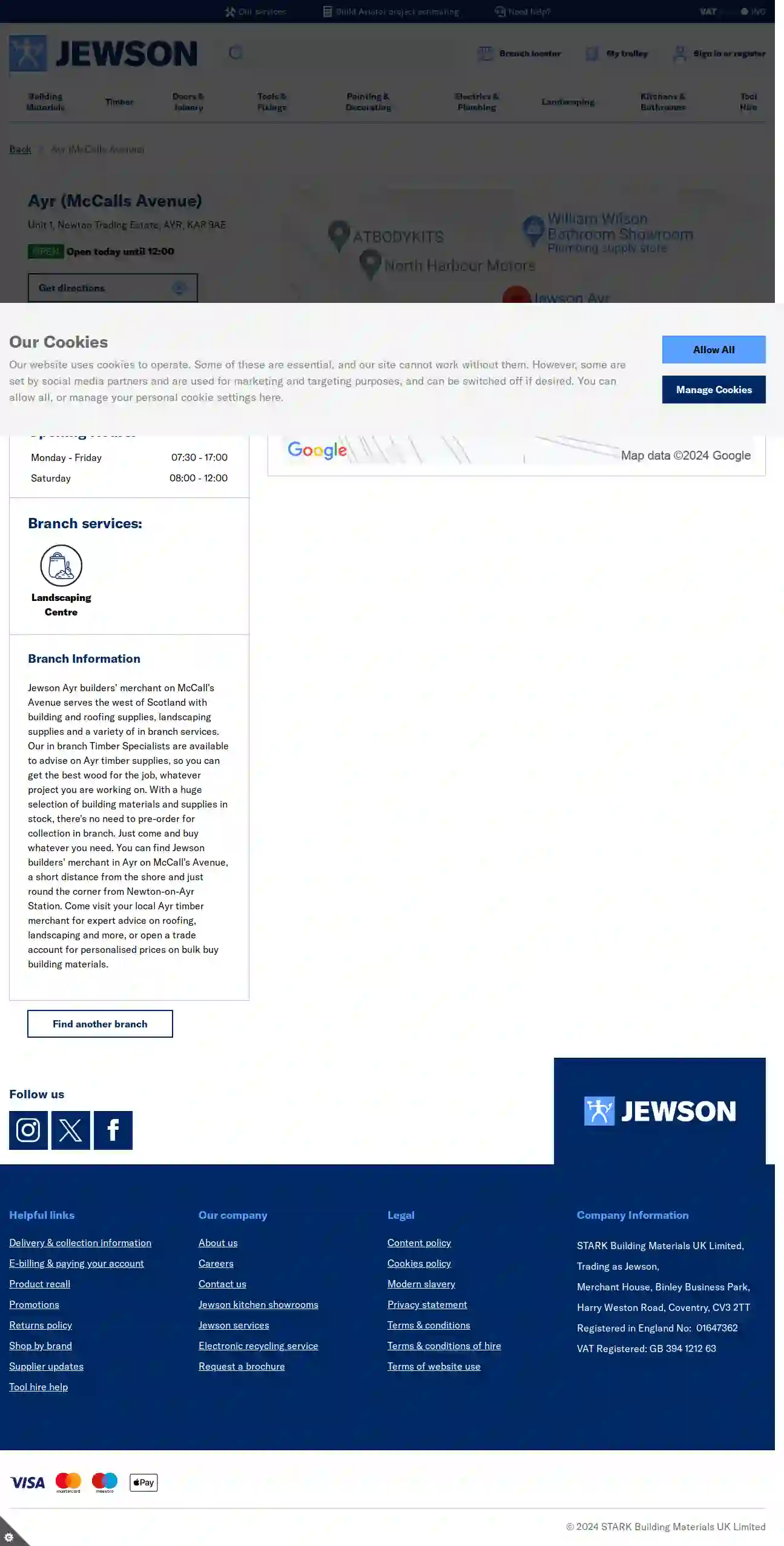 Jewson Ayr (McCalls Avenue)