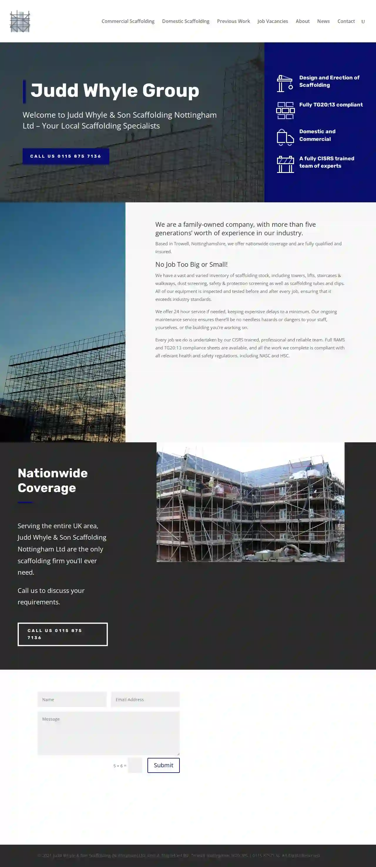 Judd Whyle & Son Scaffolding Ltd