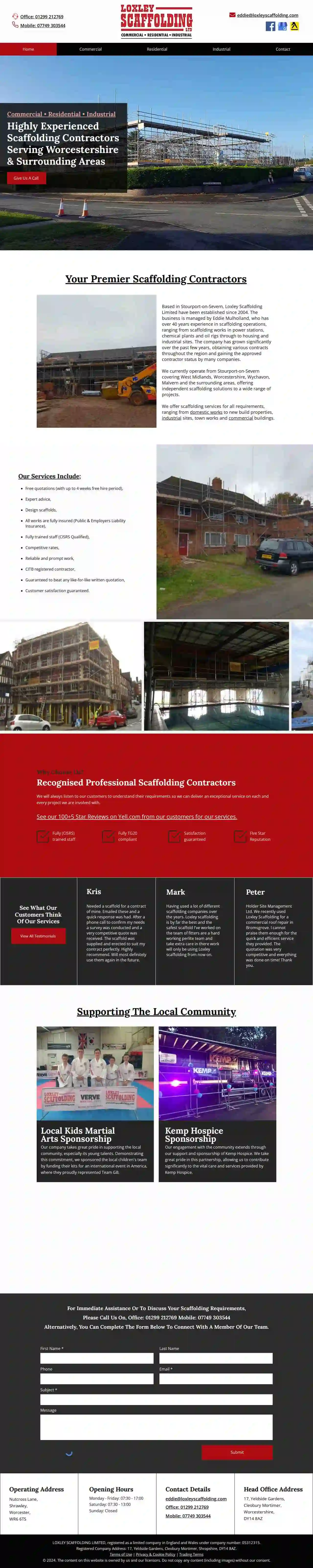 Loxley Scaffolding Ltd