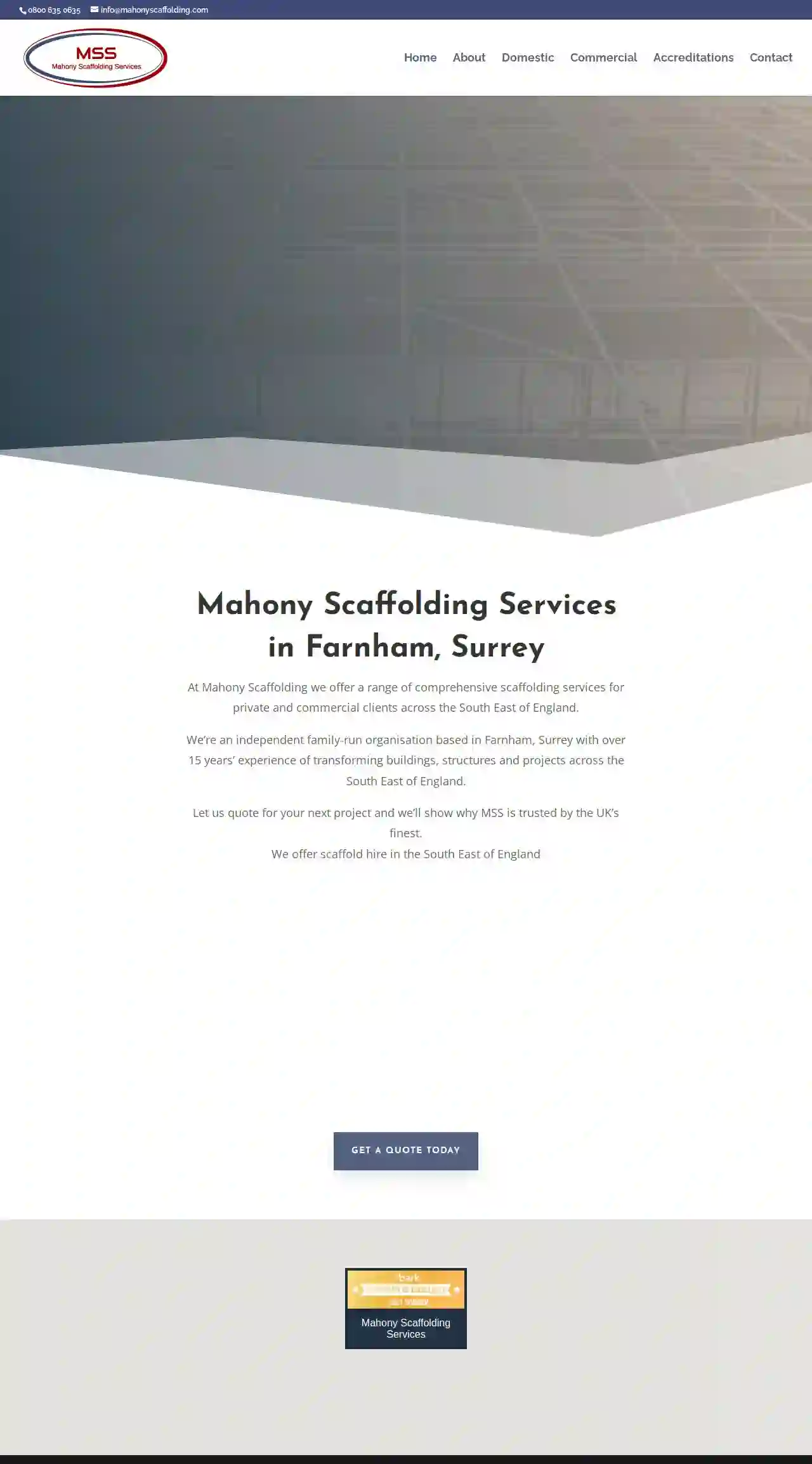 Mahony Scaffolding Services Ltd