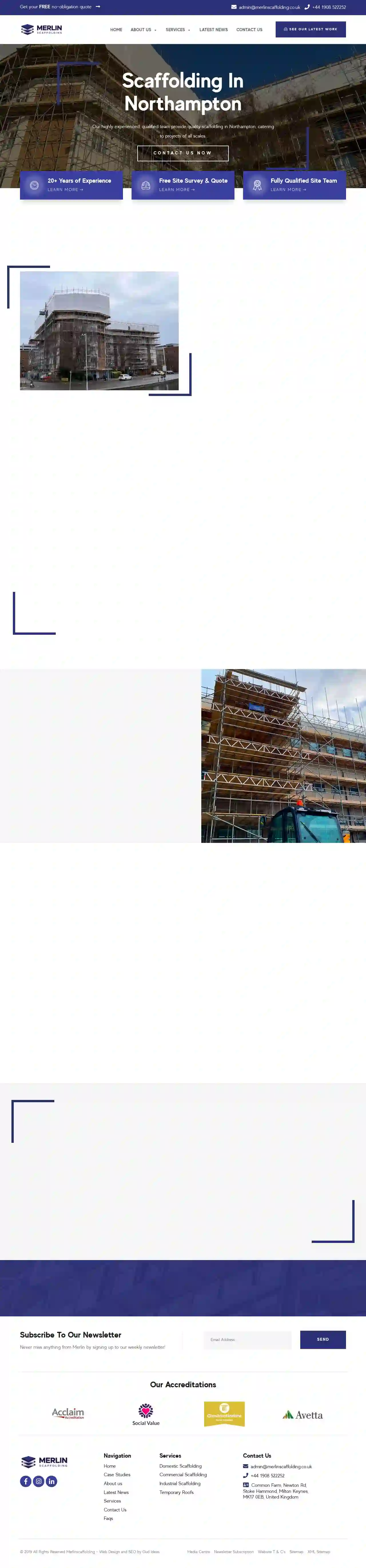 Merlin Scaffolding - Northampton