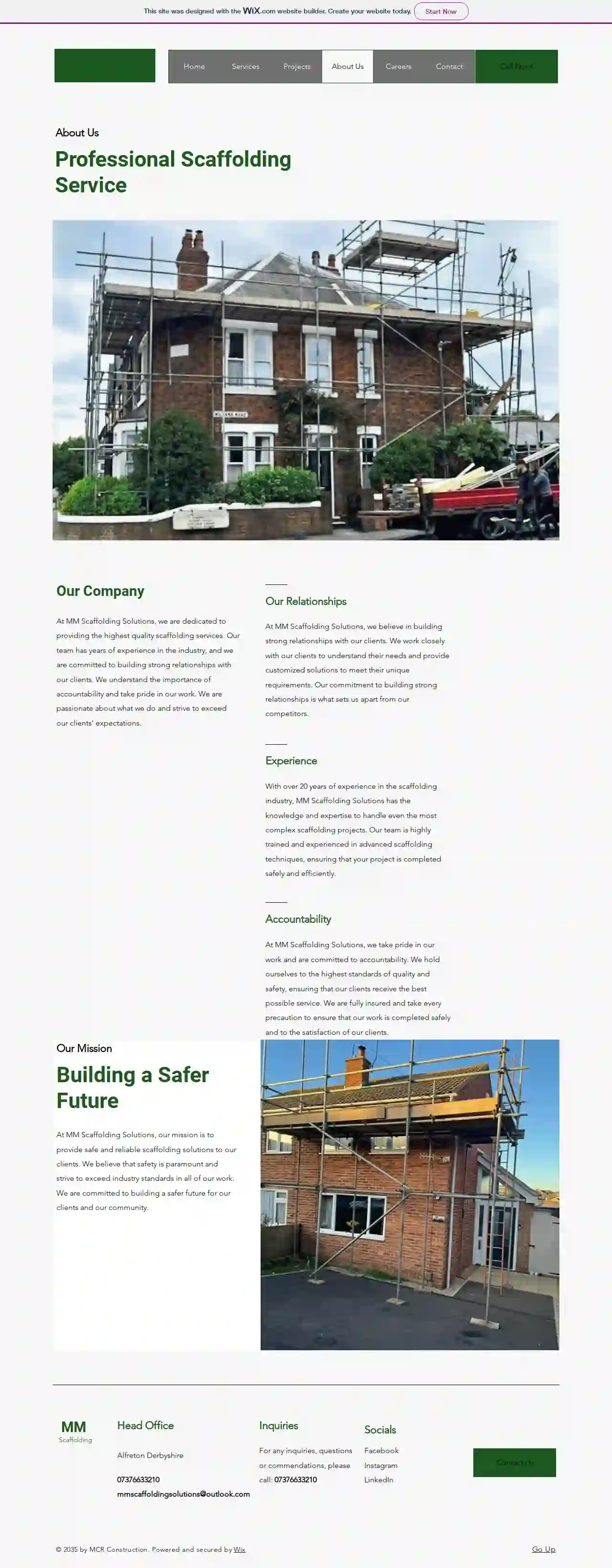 MM scaffolding solutions LTD