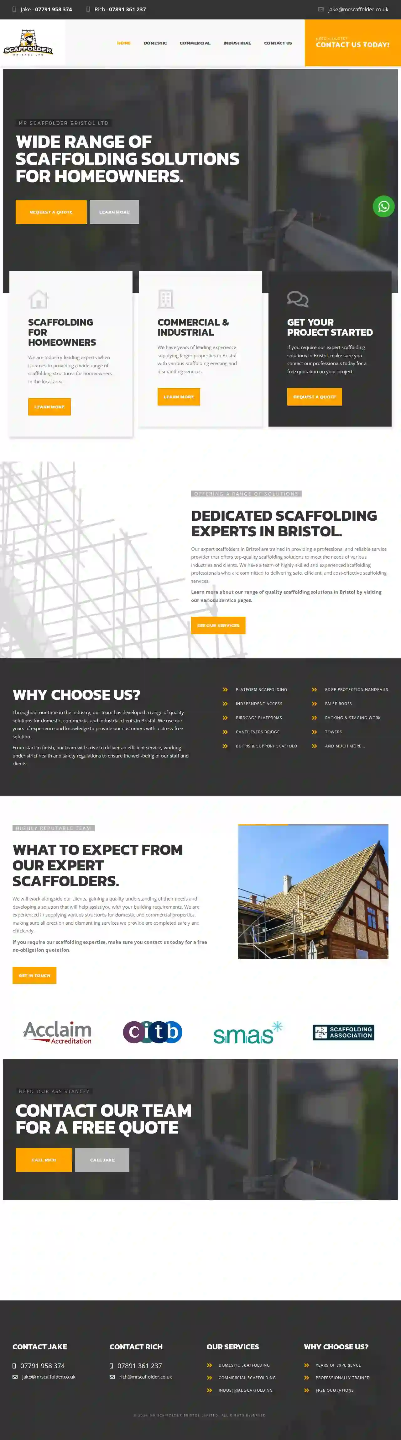 Mr scaffolder bristol ltd