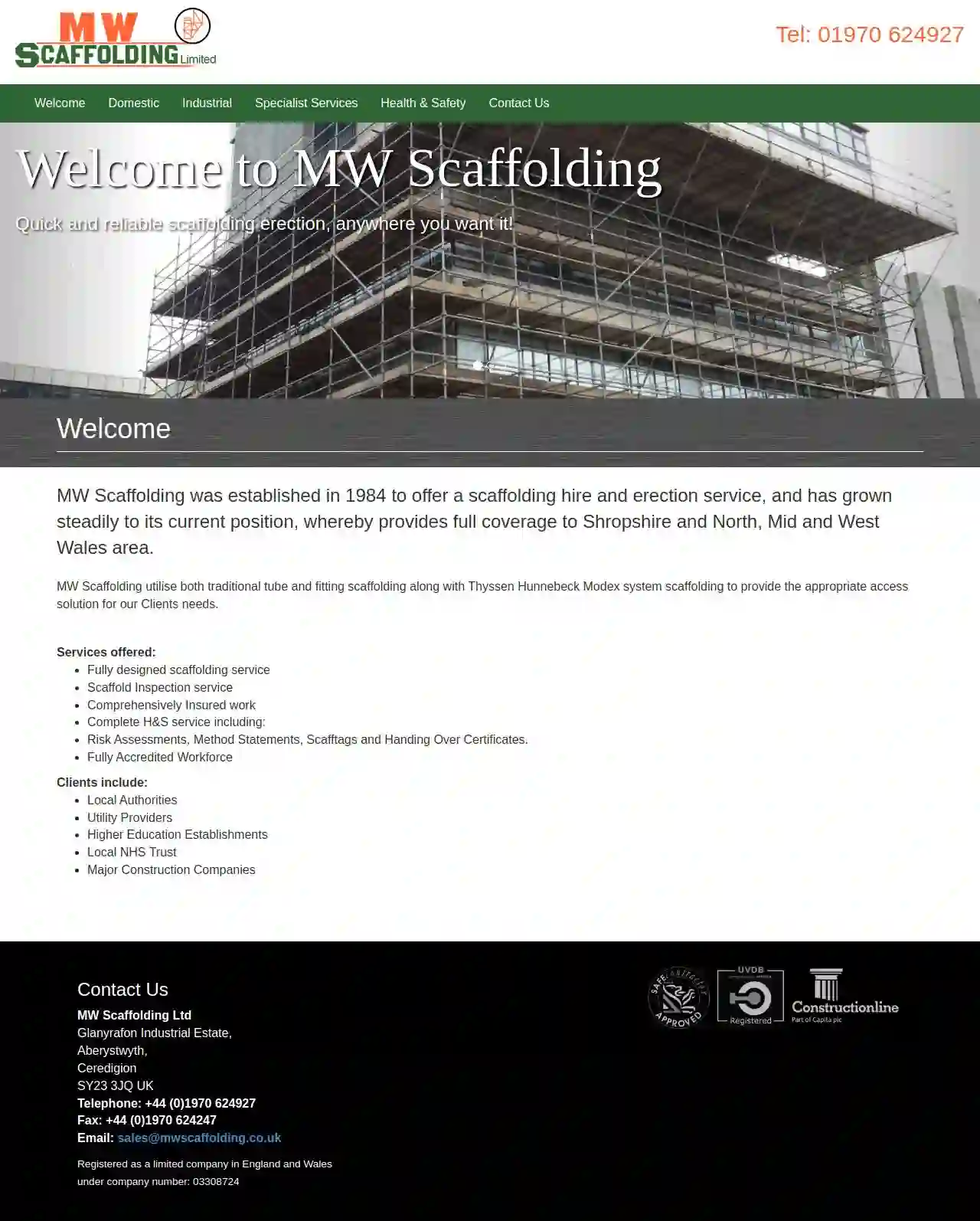 M W Scaffolding Ltd