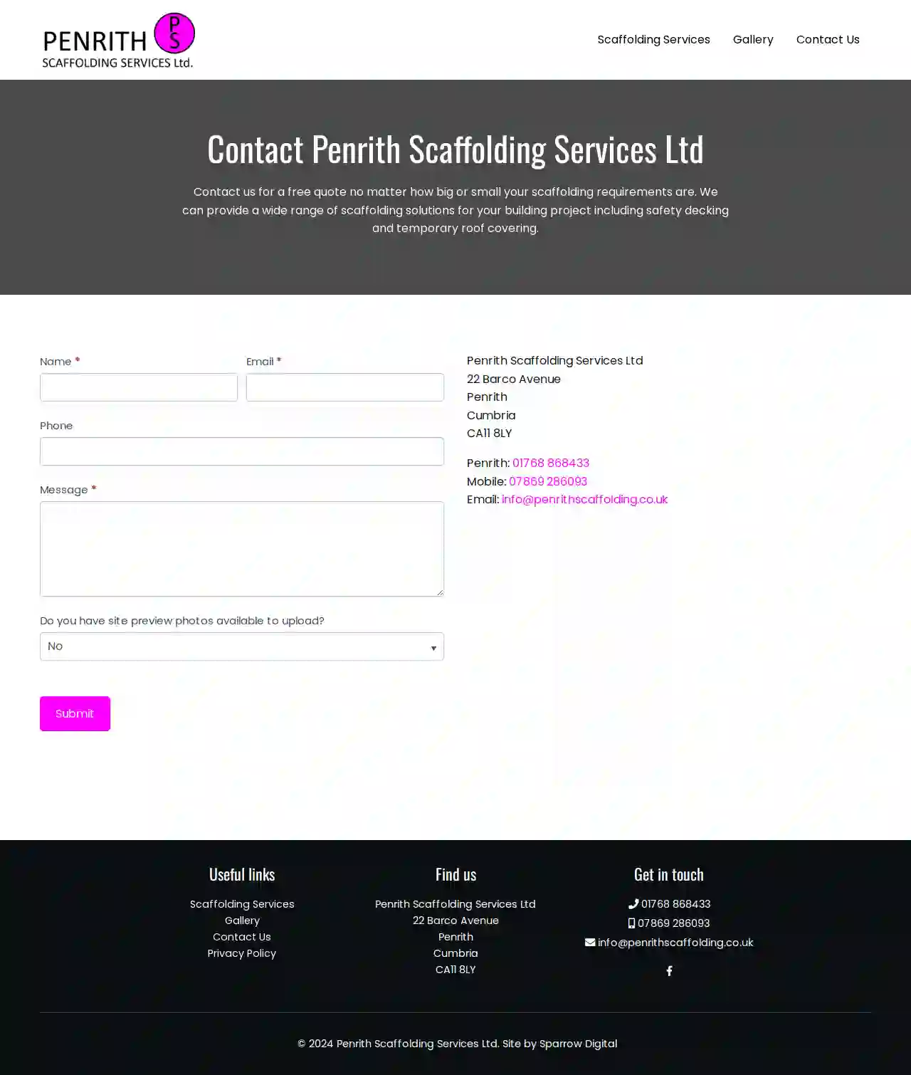 Penrith Scaffolding Services Ltd