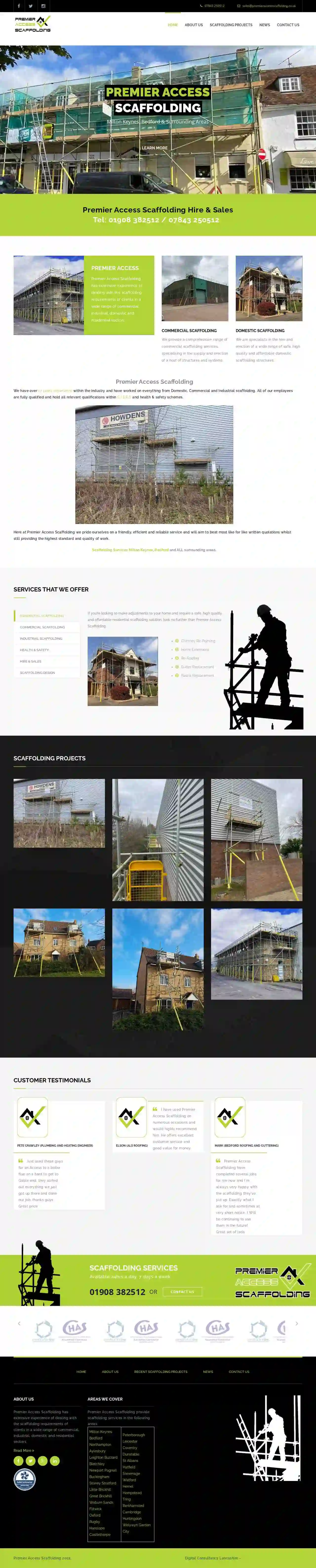 Premier Access Scaffolding Solutions - Milton Keynes