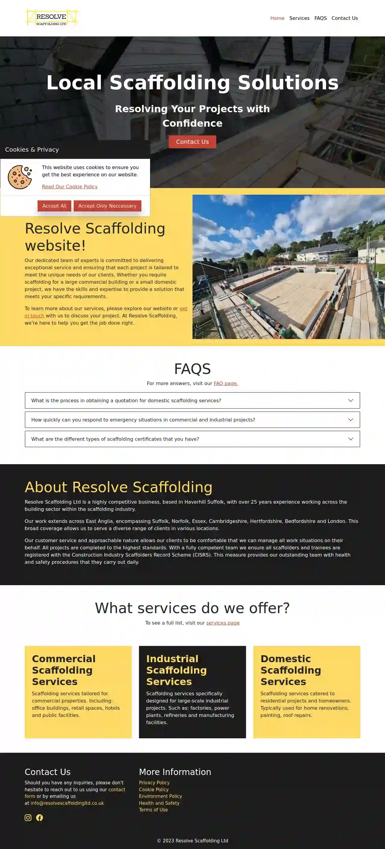 Resolve Scaffolding Ltd