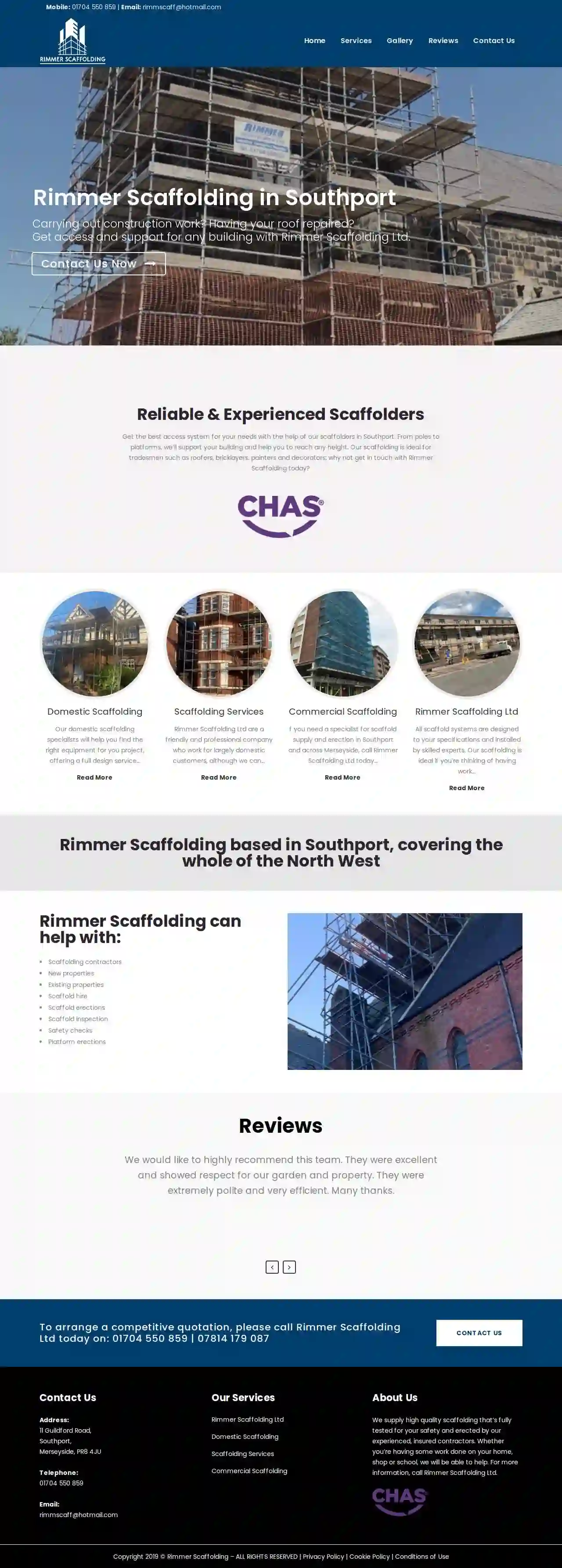 Rimmer Scaffolding Ltd