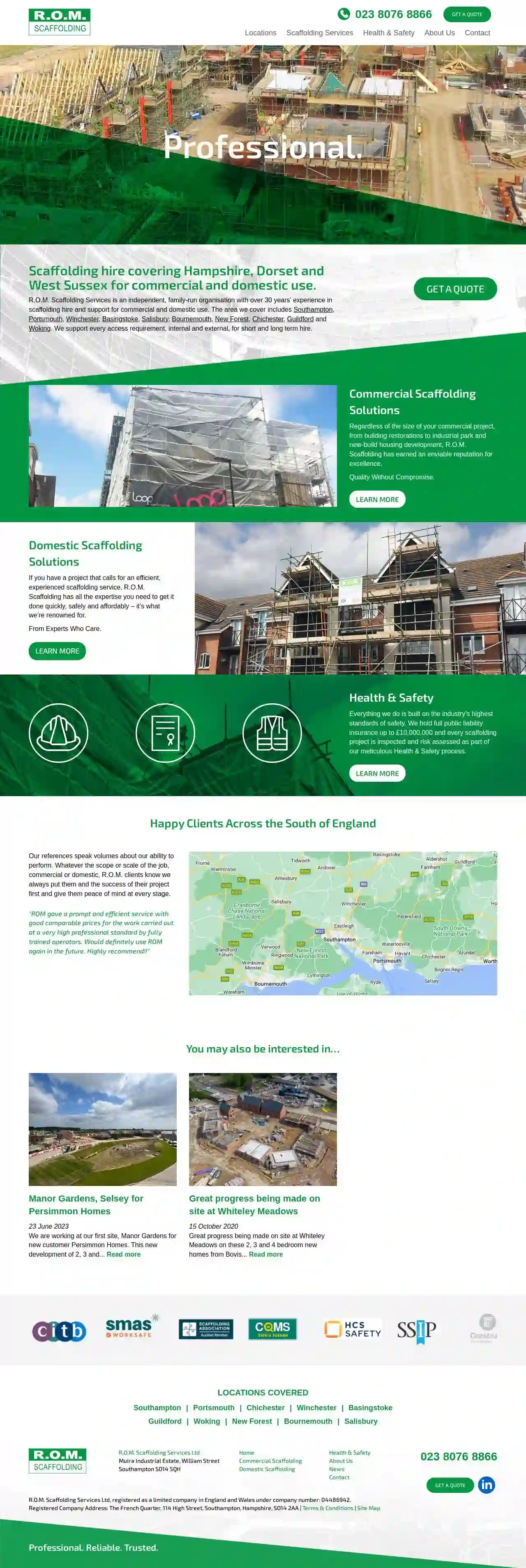 R.O.M. Scaffolding Services Ltd