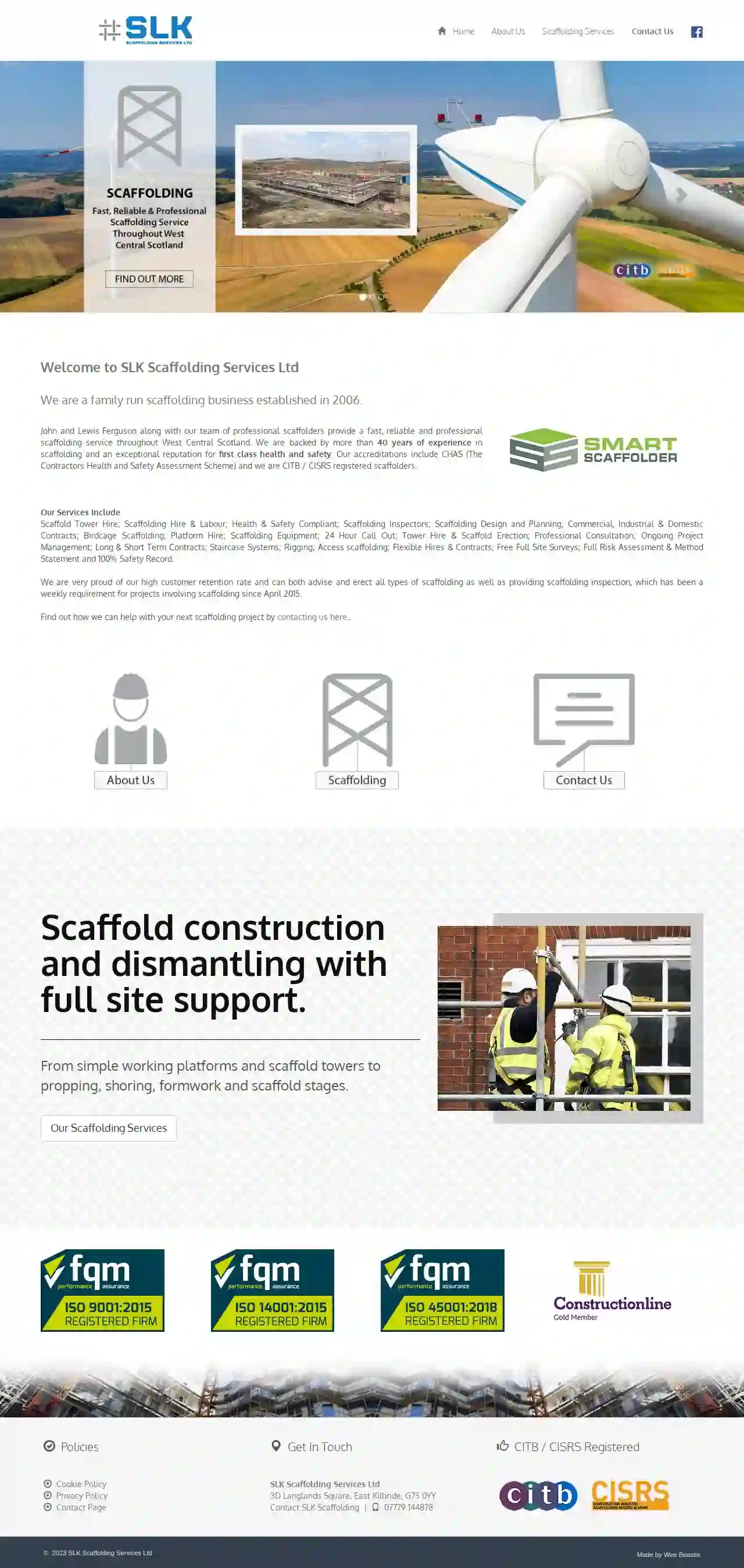 SLK Scaffolding Services Ltd