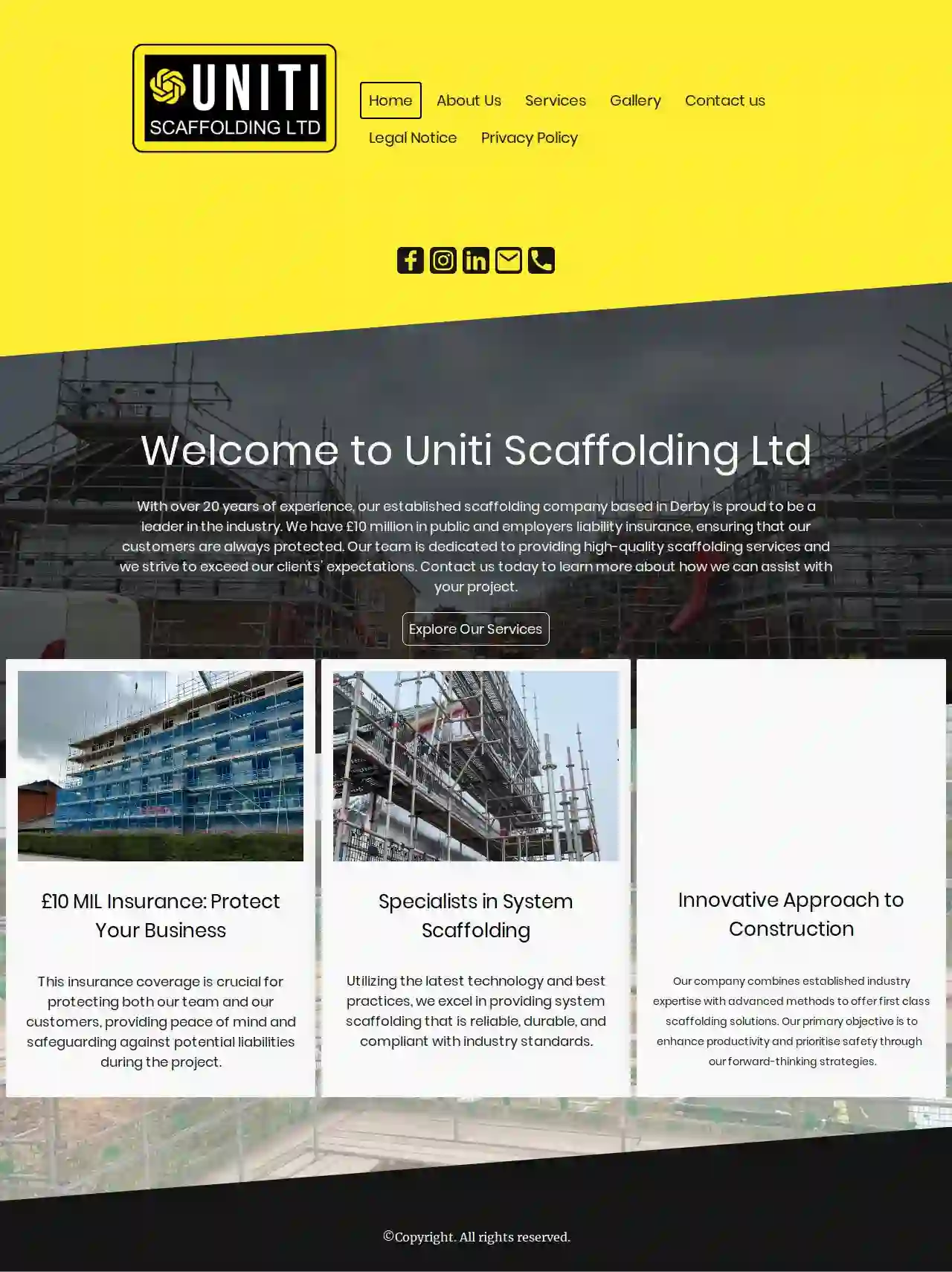 UNITI SCAFFOLDING LIMITED