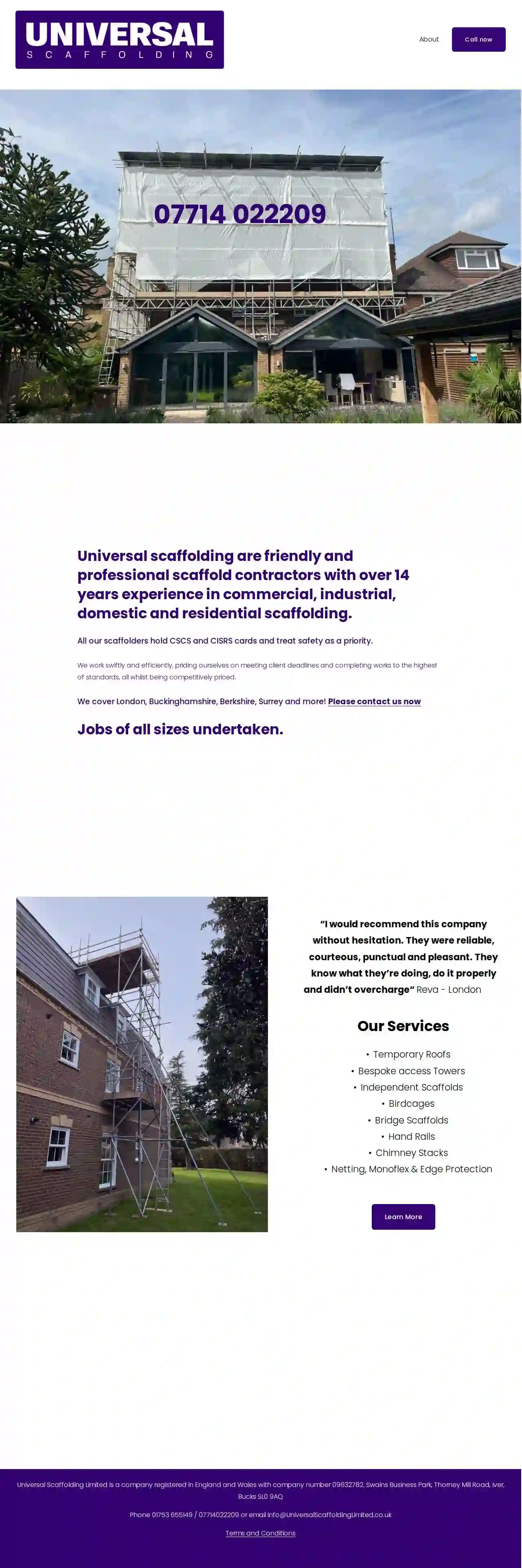 Universal Scaffolding Limited